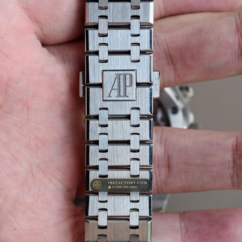 Audemars Piguet Royal Oak Selfwinding Chronograph 41mm Ref. 26240ST — XRF Certified Edition — Studio Gallery Plate XII in 904L Stainless Steel Custom Architecture (180.6g Verified Mass, Audemars Piguet Cal. 4401 Flyback Chronograph)