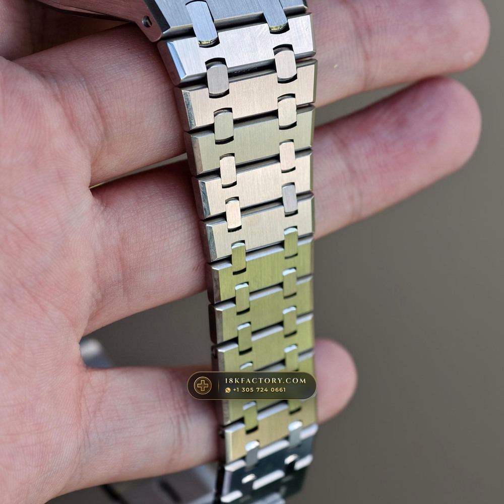 Audemars Piguet Royal Oak Selfwinding 41mm Custom SW Dial Deep Crystal Optics Ref. 15510ST — XRF Certified Edition — Studio Gallery Plate X in 904L Stainless Steel Custom Architecture (166.9g Verified Mass, Audemars Piguet Cal. 4302 - 70h Power Reserve)