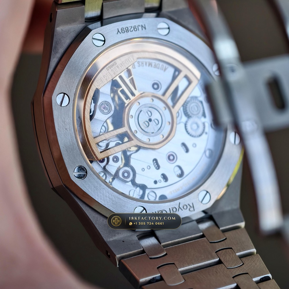 Audemars Piguet Royal Oak Selfwinding 41mm Custom SW Dial Deep Crystal Optics Ref. 15510ST — XRF Certified Edition — Studio Gallery Plate VII in 904L Stainless Steel Custom Architecture (166.9g Verified Mass, Audemars Piguet Cal. 4302 - 70h Power Reserve)
