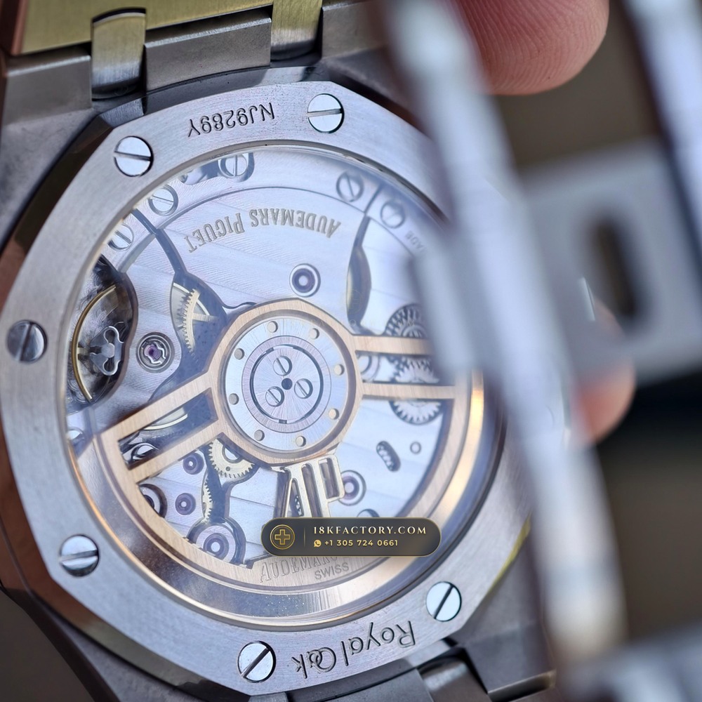 Audemars Piguet Royal Oak Selfwinding 41mm Custom SW Dial Deep Crystal Optics Ref. 15510ST — XRF Certified Edition — Studio Gallery Plate VIII in 904L Stainless Steel Custom Architecture (166.9g Verified Mass, Audemars Piguet Cal. 4302 - 70h Power Reserve)