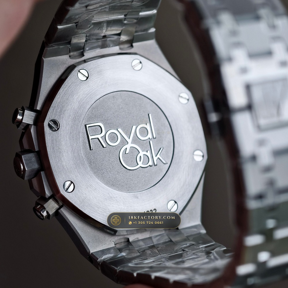 Audemars Piguet Royal Oak Selfwinding Chronograph 41mm Ref. 26331ST.OO.1220ST.01 — XRF Certified Edition — Studio Gallery Plate VII in 904L Stainless Steel Custom Architecture (180.3g Verified Mass, Audemars Piguet Cal. 2385 Column-Wheel Chronograph)
