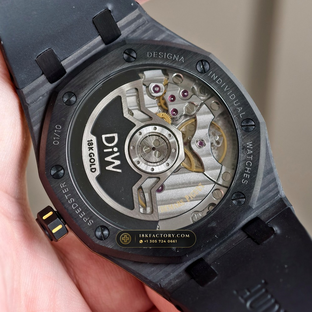 Audemars Piguet Royal Oak Selfwinding 41mm DiW Carbon Voidline Edition Ref. 15500 — XRF Certified Edition — Studio Gallery Plate VII in Forged Carbon TPT & Titanium (65.1g Verified Mass, Audemars Piguet Cal. 4302 - 70h Power Reserve)