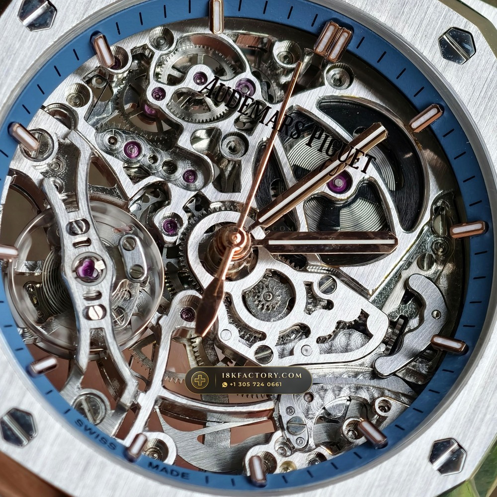 Audemars Piguet Royal Oak Double Balance Wheel Openworked 37mm 18K White Gold Ref. 15467BC.OO.1256BC.01 — XRF Certified Edition — Studio Gallery Plate XI in 18K White Gold Au750 (184.3g Verified Mass, Audemars Piguet Cal. 3132 Dual-Balance Openworked)