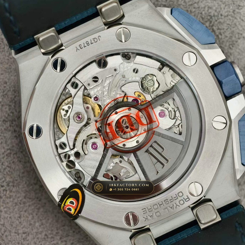 Audemars Piguet Royal Oak Offshore Selfwinding Chronograph 43mm Ref. 26420SO.OO.A029VE.01 — XRF Certified Edition — Studio Gallery Plate VII in 904L Stainless Steel Custom Architecture (174.4g Verified Mass, Audemars Piguet Cal. 4401 Flyback Chronograph)