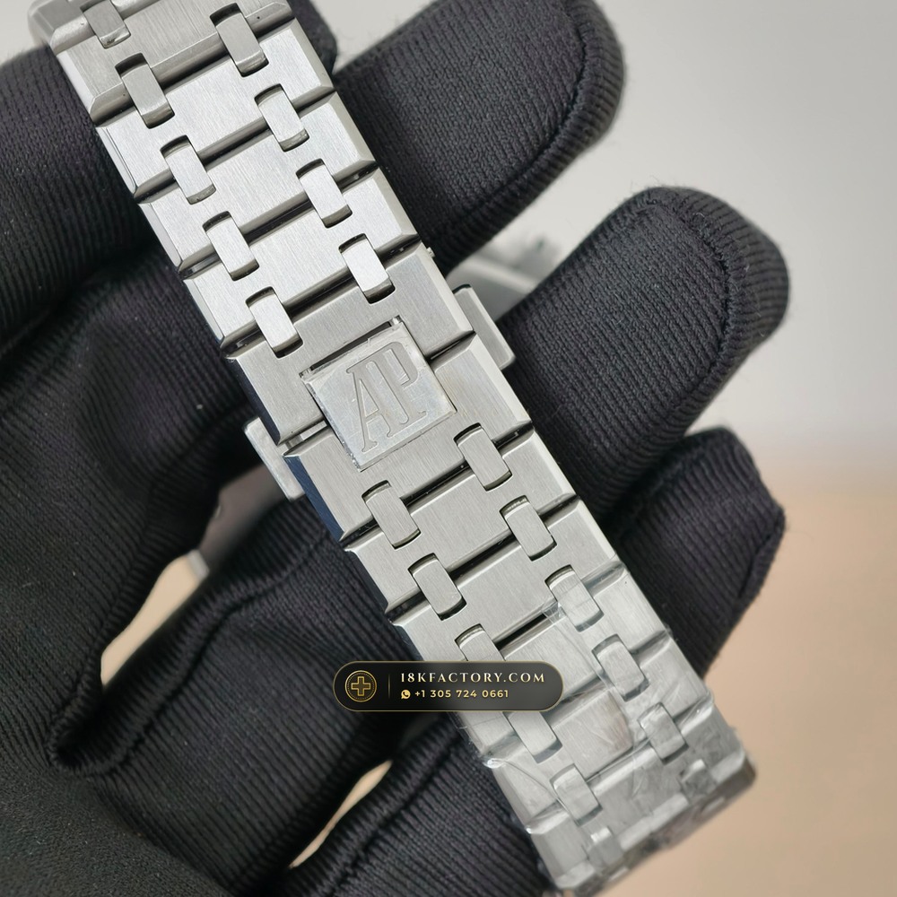 Audemars Piguet Royal Oak Selfwinding Chronograph 41mm Ref. 26331ST — XRF Certified Edition — Studio Gallery Plate VII in 904L Stainless Steel Custom Architecture (180.7g Verified Mass, Audemars Piguet Cal. 2385 Column-Wheel Chronograph)