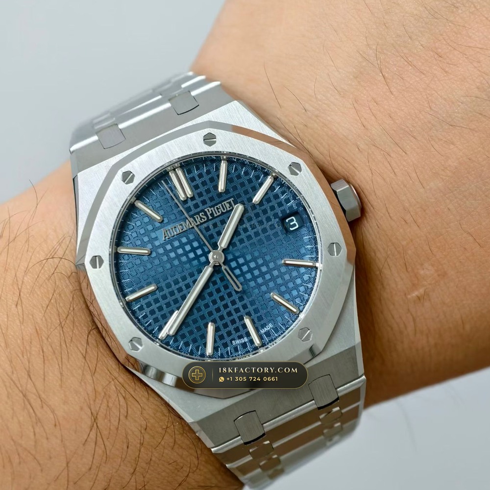 Audemars Piguet Royal Oak Selfwinding 41mm Sapphire Caseback Spec Ref. 15510ST — XRF Certified Edition — Studio Gallery Plate IX in 904L Stainless Steel Custom Architecture (166.1g Verified Mass, Audemars Piguet Cal. 4302 - 70h Power Reserve)