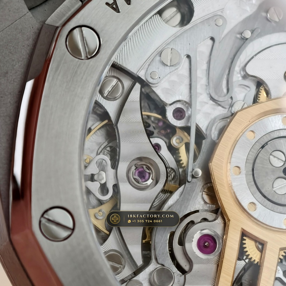 Audemars Piguet Royal Oak Selfwinding Chronograph 41mm Hand-Chamfered Bevel Spec Ref. 26240ST — XRF Certified Edition — Studio Gallery Plate XIII in 904L Stainless Steel Custom Architecture (180.3g Verified Mass, Audemars Piguet Cal. 4401 Flyback Chronograph)