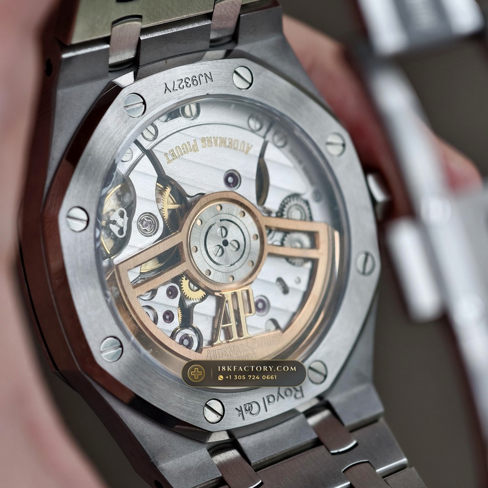 Audemars Piguet Royal Oak Selfwinding 41mm Ref. 15510ST — XRF Certified Edition — Studio Gallery Plate VII in 904L Stainless Steel Custom Architecture (166.3g Verified Mass, Audemars Piguet Cal. 4302 - 70h Power Reserve)