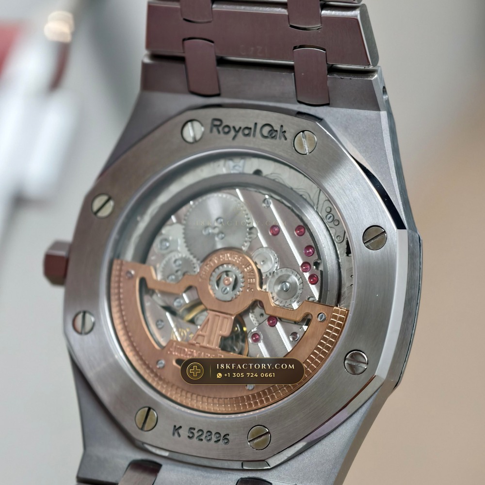Audemars Piguet Royal Oak Jumbo Extra-Thin 39mm Chronometer Regulated Spec Ref. 15202ST — XRF Certified Edition — Studio Gallery Plate IX in 904L Stainless Steel Custom Architecture (103.1g Verified Mass, Audemars Piguet Cal. 2121 Ultra-Thin)