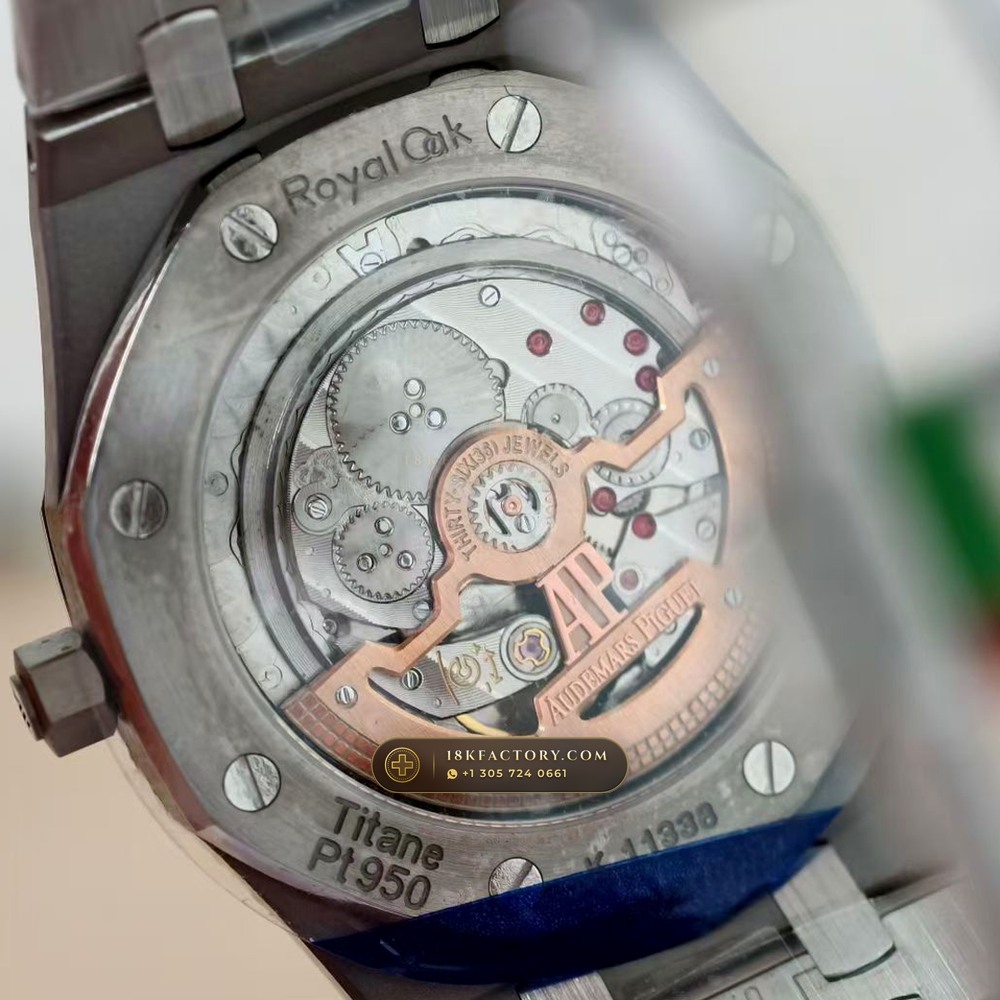 Audemars Piguet Royal Oak Jumbo Extra-Thin 39mm Geneva Atelier Spec Ref. 15202IP — XRF Certified Edition — Studio Gallery Plate IX in 904L Stainless Steel Custom Architecture (94.1g Verified Mass, Audemars Piguet Cal. 2121 Ultra-Thin)