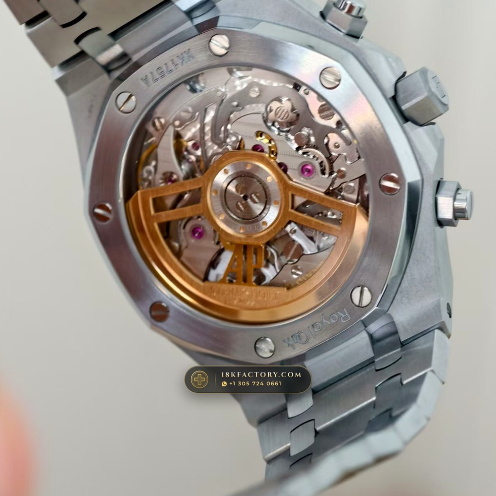 Audemars Piguet Royal Oak Selfwinding Chronograph 41mm Master Watchmaker Spec Ref. 26240ST — XRF Certified Edition — Studio Gallery Plate VII in 904L Stainless Steel Custom Architecture (180.9g Verified Mass, Audemars Piguet Cal. 4401 Flyback Chronograph)