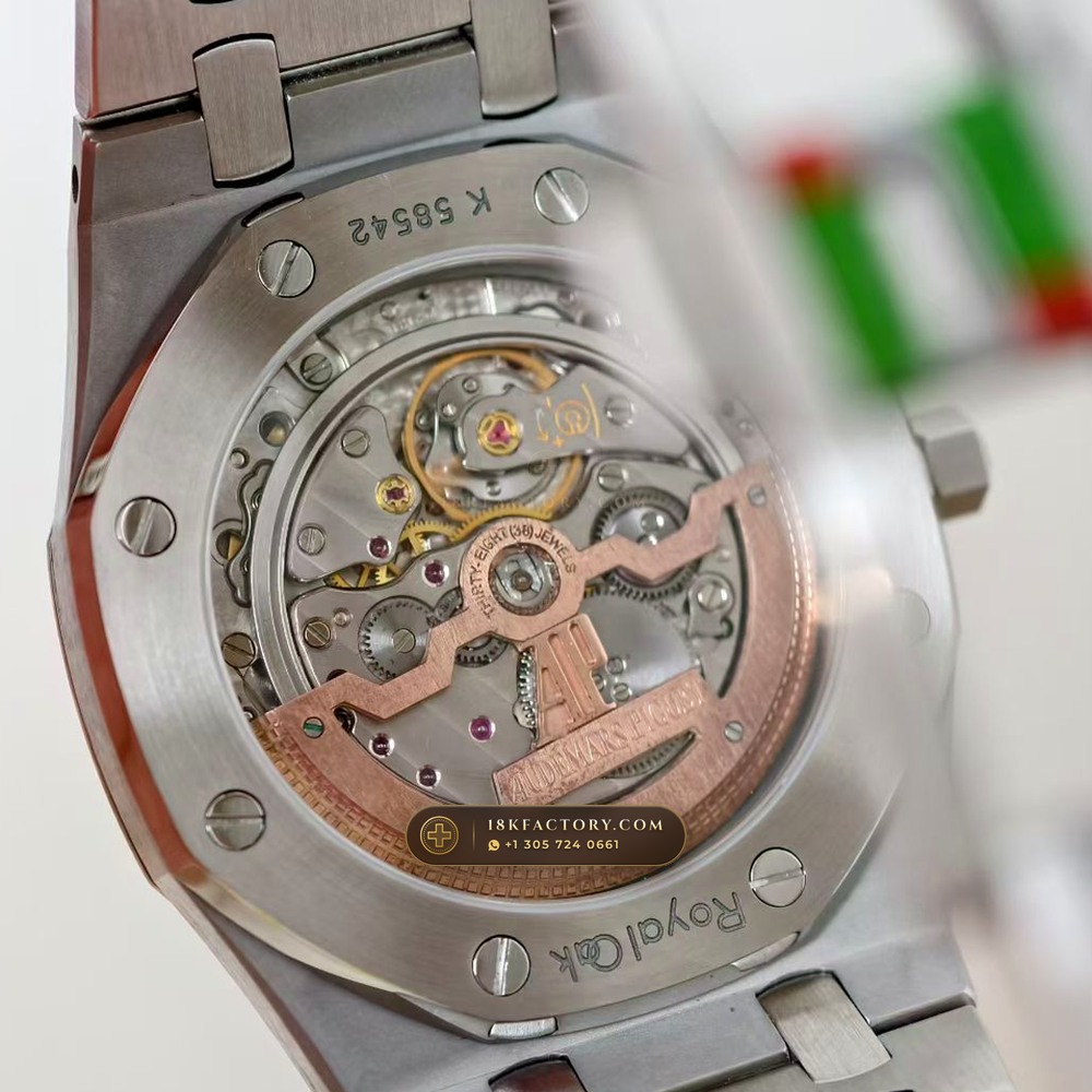 Audemars Piguet Royal Oak Jumbo Extra-Thin 39mm Hand-Chamfered Bevel Spec Ref. 15202ST — XRF Certified Edition — Studio Gallery Plate VII in 904L Stainless Steel Custom Architecture (103.7g Verified Mass, Audemars Piguet Cal. 2121 Ultra-Thin)