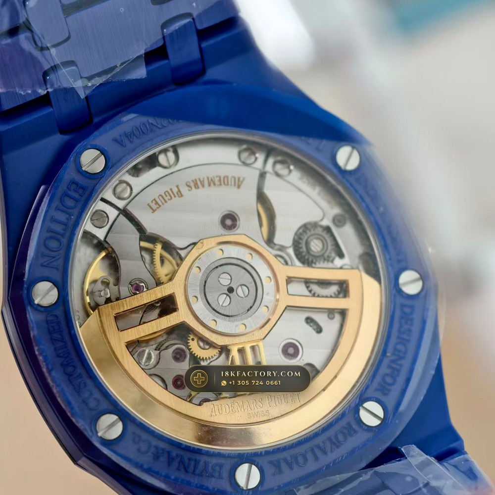 Audemars Piguet Royal Oak Selfwinding 41mm Starry Sky Dial Ref. 15500 — XRF Certified Edition — Studio Gallery Plate VIII in High-Tech Ceramic & Titanium (166.7g Verified Mass, Audemars Piguet Cal. 4302 - 70h Power Reserve)