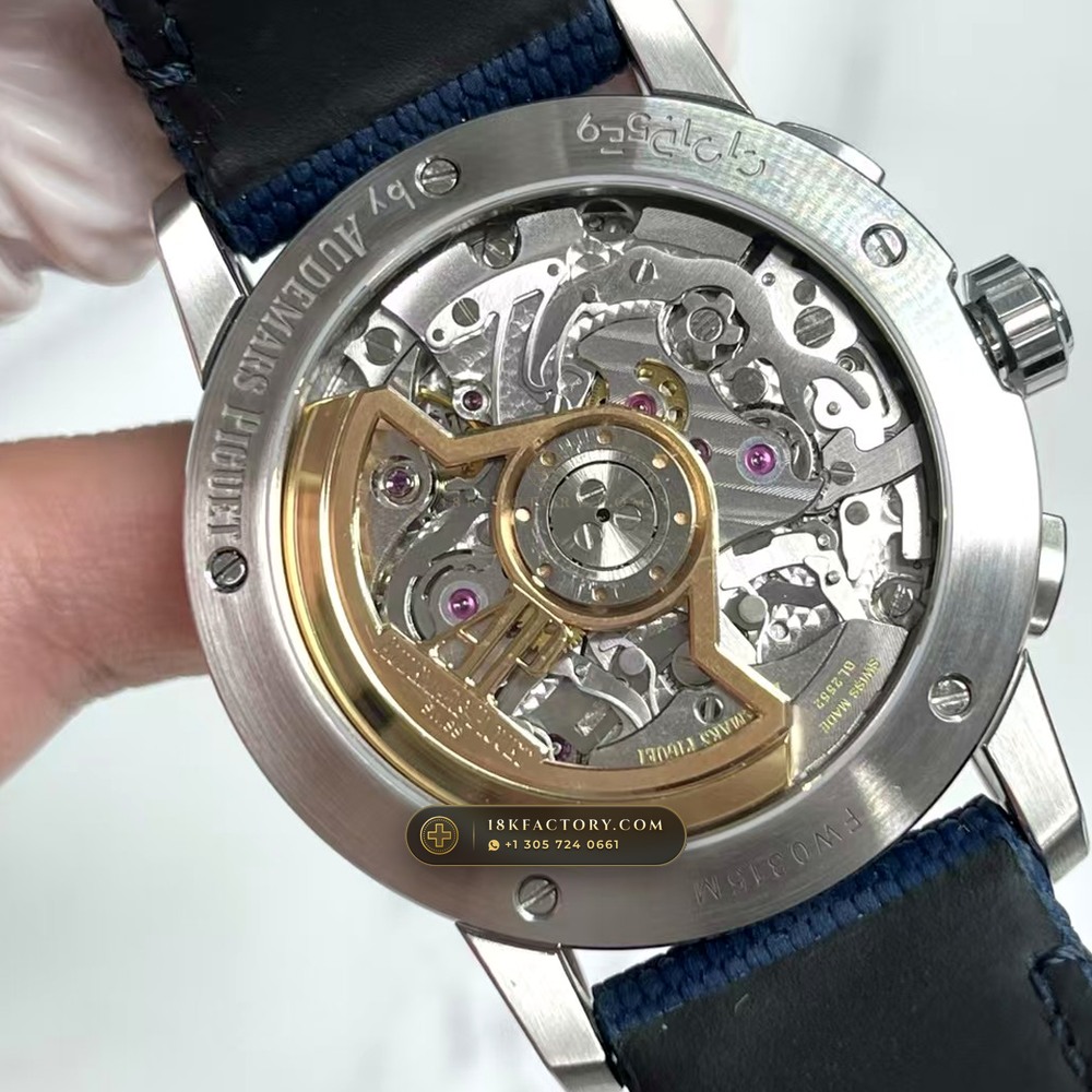 Audemars Piguet Code 11.59 Selfwinding Chronograph 41mm Ref. 26393ST.OO.A348KB.01 — XRF Certified Edition — Studio Gallery Plate VII in 904L Stainless Steel Custom Architecture (107.5g Verified Mass, Audemars Piguet Cal. 4401 Flyback Chronograph)
