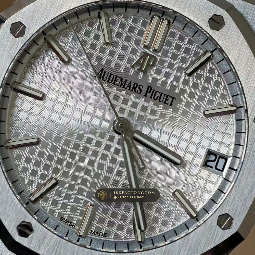 Audemars Piguet Royal Oak Selfwinding 41mm Hand-Chamfered Bevel Spec Ref. 15500ST — XRF Certified Edition — Studio Gallery Plate VII in 904L Stainless Steel Custom Architecture (166.6g Verified Mass, Audemars Piguet Cal. 4302 - 70h Power Reserve)