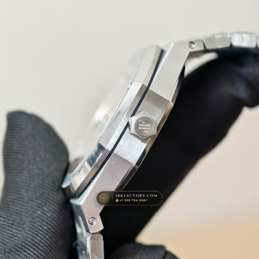 Audemars Piguet Royal Oak Selfwinding 41mm Hand-Chamfered Bevel Spec Ref. 15500ST — XRF Certified Edition — Studio Gallery Plate VIII in 904L Stainless Steel Custom Architecture (166.6g Verified Mass, Audemars Piguet Cal. 4302 - 70h Power Reserve)