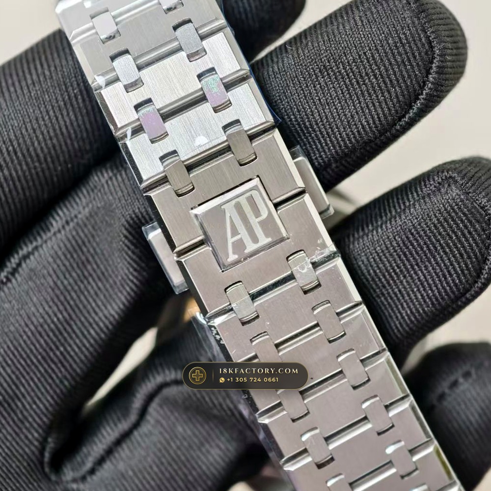 Audemars Piguet Royal Oak Selfwinding 41mm Hand-Chamfered Bevel Spec Ref. 15500ST — XRF Certified Edition — Studio Gallery Plate IX in 904L Stainless Steel Custom Architecture (166.6g Verified Mass, Audemars Piguet Cal. 4302 - 70h Power Reserve)