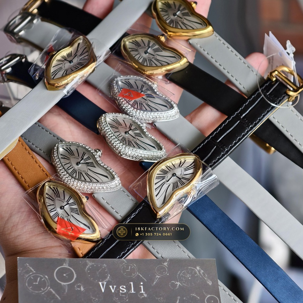 Cartier Crash de Cartier London Boutique 18K Yellow Gold Ref. WGCH0006 — XRF Certified Edition — Studio Gallery Plate XV in 18K Yellow Gold Au750 (54.4g Verified Mass, Cartier Manufacture Hand-Wound Cal. 8970 MC)