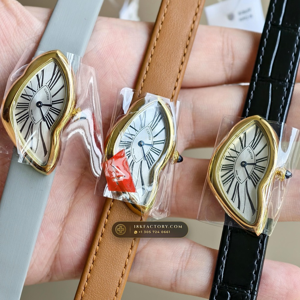 Cartier Crash de Cartier London Boutique 18K Yellow Gold Ref. WGCH0006 — XRF Certified Edition — Studio Gallery Plate VIII in 18K Yellow Gold Au750 (54.4g Verified Mass, Cartier Manufacture Hand-Wound Cal. 8970 MC)