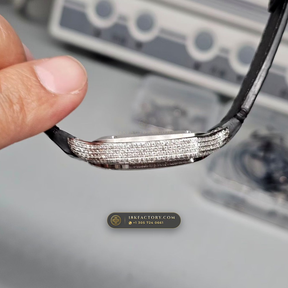 Cartier Santos de Cartier Medium 35.1mm Cal. 1847MC Ref. WSSA0029 — XRF Certified Edition — Studio Gallery Plate VII in 904L Stainless Steel Custom Architecture (115.8g Verified Mass, Cartier Manufacture Cal. 1847 MC / Skeleton Cal. 9611 MC)
