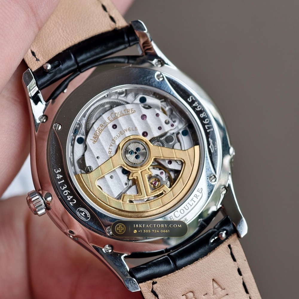 Jaeger-LeCoultre Master Ultra Thin Moon 39mm Silver Sunray Dial Ref. Q1368430 — XRF Certified Edition — Studio Gallery Plate VII in 904L Stainless Steel Custom Architecture (68.5g Verified Mass, Jaeger-LeCoultre Manufacture Cal. 925 / Cal. 899)