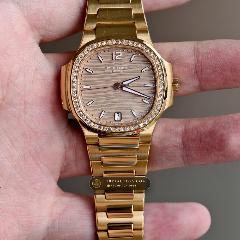 Patek Philippe Nautilus Ladies Automatic 18K Rose Gold Ref. 7118/1R — XRF Certified Edition