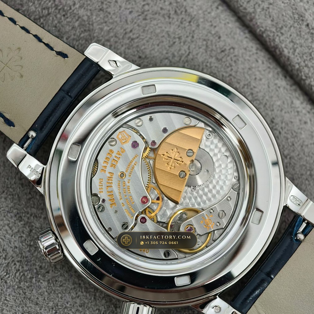 Patek Philippe Grand Complications Sky Moon Celestial 950 Platinum Ref. 6102P-001 — XRF Certified Edition — Studio Gallery Plate VII in 950 Platinum Pt950 (147.9g Verified Mass, Patek Philippe Cal. 240 LU CL C - 22K Gold Micro-Rotor)