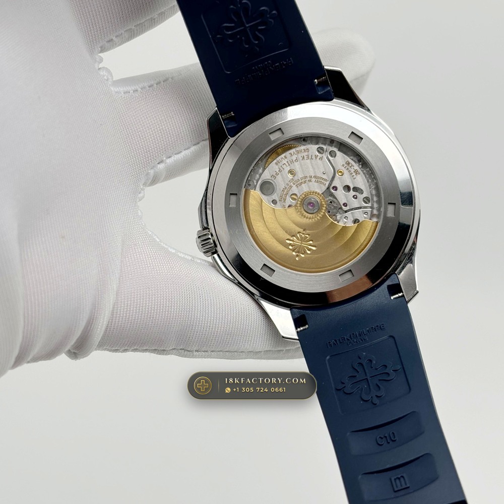 Patek Philippe Aquanaut Luce Haute Joaillerie Baguette Emerald Bezel 18K White Gold Ref. 5268/461G-001 — XRF Certified Edition — Studio Gallery Plate VII in 18K White Gold Au750 (114.2g Verified Mass, Patek Philippe Cal. 26-330 S C - 21K Gold Rotor)