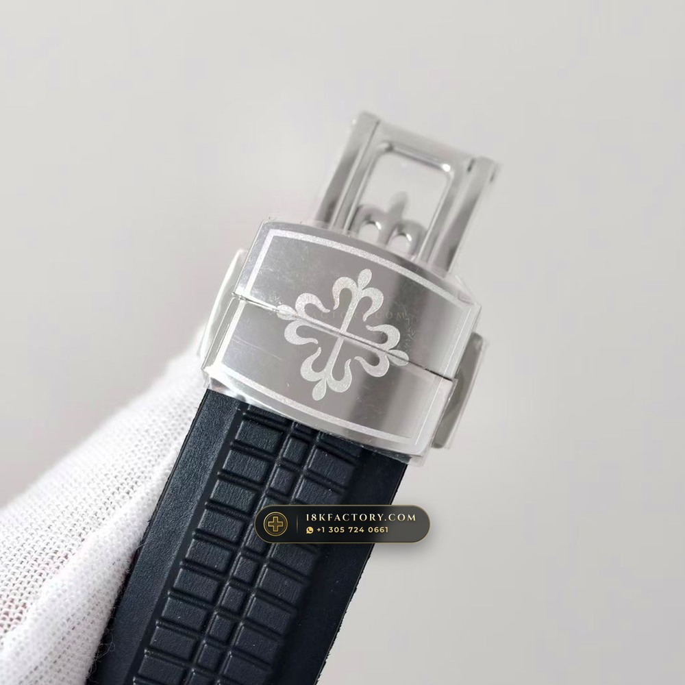 Patek Philippe Aquanaut Travel Time Dual-Zone Ref. 5164A — XRF Certified Edition — Studio Gallery Plate VIII in 904L Stainless Steel Custom Architecture (93.4g Verified Mass, Patek Philippe Cal. 324 S C FUS - 21K Gold Rotor)