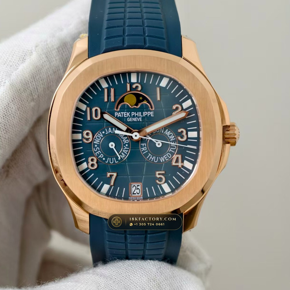 Patek Philippe Aquanaut Luce Annual Calendar 18K Rose Gold Chronometer Regulated Spec Ref. 5261R — XRF Certified Edition