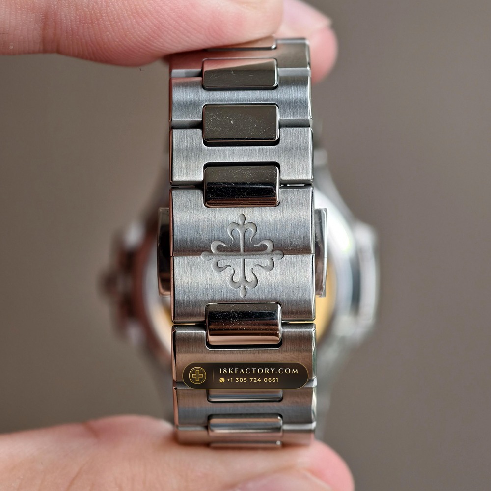 Patek Philippe Nautilus Ladies Automatic Diamond-Set Bezel Ref. 7118/1200A-011 — XRF Certified Edition — Studio Gallery Plate VII in 904L Stainless Steel Custom Architecture (96.4g Verified Mass, Patek Philippe Cal. 324 S C - 21K Gold Rotor)