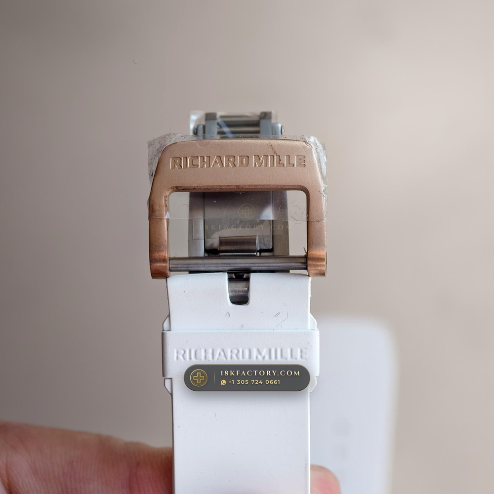 Richard Mille RM 67-01 Automatic Extra-Flat Skeleton 18K Rose Gold — XRF Certified Edition — Studio Gallery Plate IX in 18K Rose Gold Au750 (73.8g Verified Mass, Richard Mille Cal. CRMA6 - Platinum Rotor)