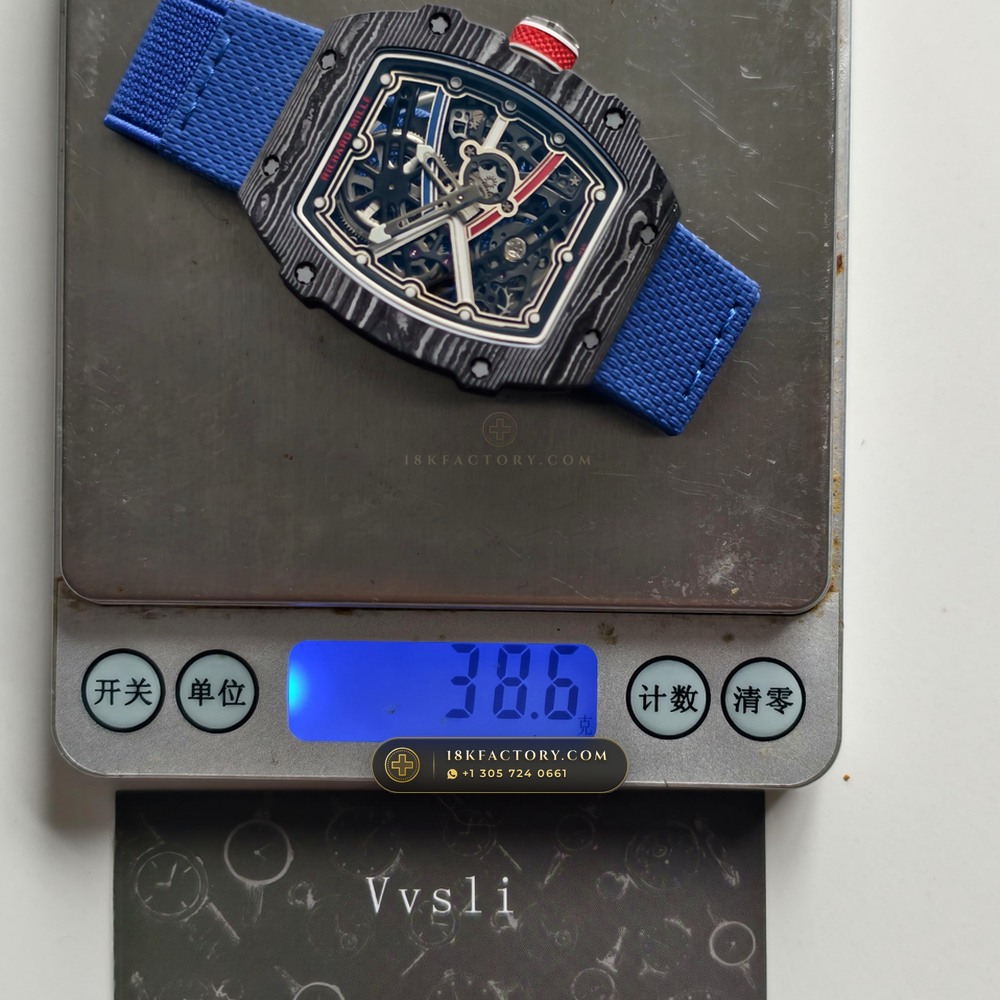 Richard Mille RM 67-02 Automatic Extra-Flat Sebastien Ogier Carbon TPT Free-Sprung Calibre 5-Axis CNC Case — XRF Certified Edition — Studio Gallery Plate VII in Carbon TPT & Grade 5 Titanium (33.4g Verified Mass, Richard Mille Cal. CRMA7 Skeletonized Titanium)