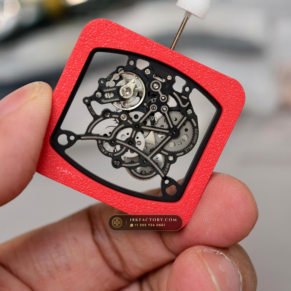 Richard Mille RM 055 Bubba Watson Manual Winding Master Watchmaker Spec — XRF Certified Edition — Studio Gallery Plate IX in ATZ White Ceramic & Grade 5 Titanium (66.9g Verified Mass, Richard Mille Cal. RMUL2 Grade 5 Titanium Skeleton)