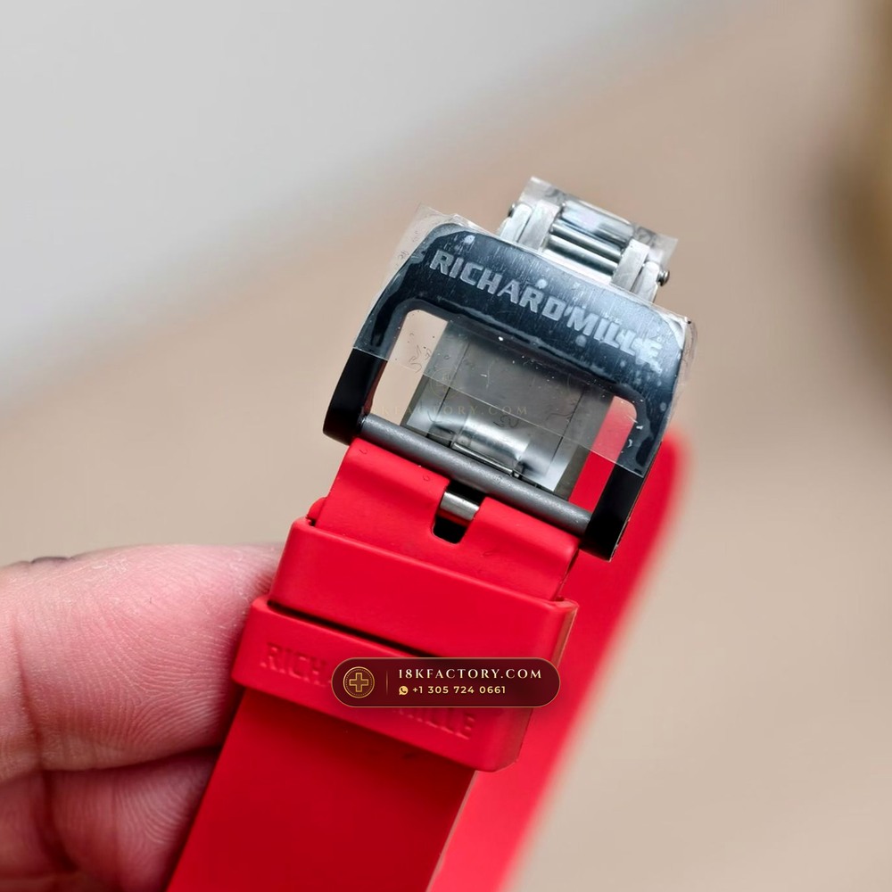 Richard Mille RM 35-02 Rafael Nadal Automatic Crimson Quartz TPT Geneva Atelier Spec — XRF Certified Edition — Studio Gallery Plate VIII in Carbon TPT & Grade 5 Titanium (50.3g Verified Mass, Richard Mille Cal. RMAL1 Variable-Geometry Rotor)