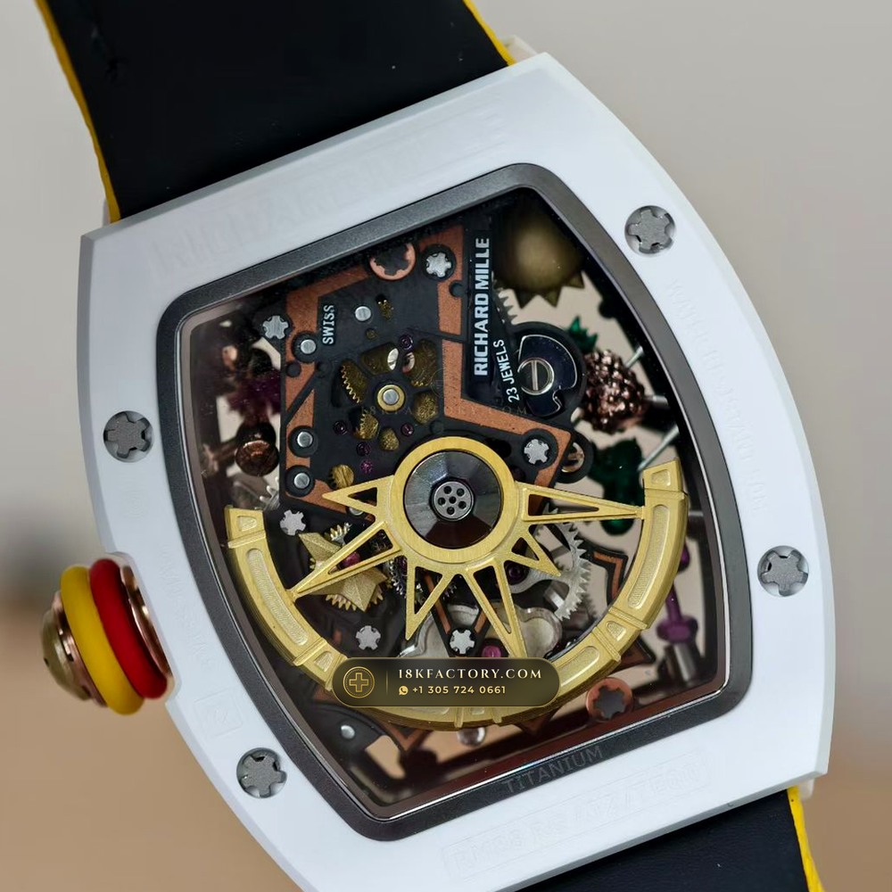Richard Mille RM Tourbillon Haute Horlogerie Smiley Tourbillon Geneva Atelier Spec Ref. RM 088 — XRF Certified Edition — Studio Gallery Plate VII in Carbon TPT & Grade 5 Titanium (55.7g Verified Mass, Richard Mille Hand-Wound Tourbillon Calibre)