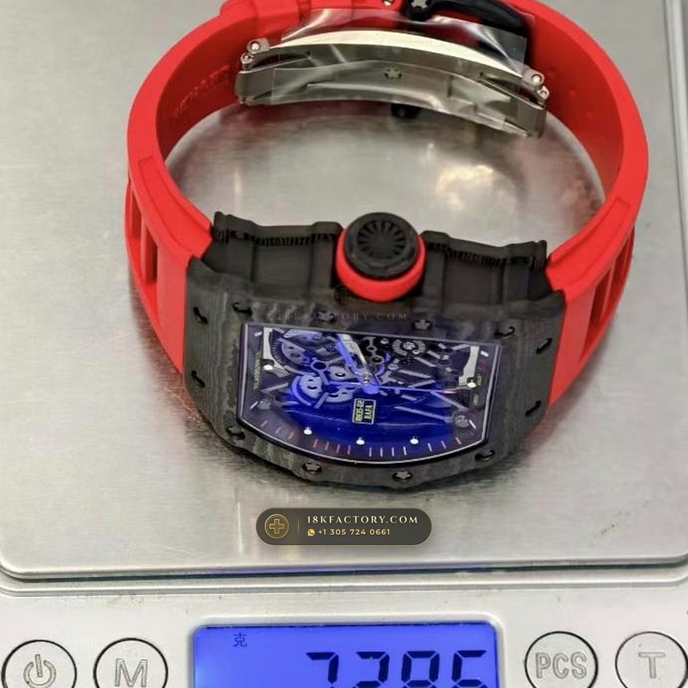 Richard Mille RM 35-02 Rafael Nadal Automatic 5-Axis CNC Case — XRF Certified Edition — Studio Gallery Plate IX in Carbon TPT & Grade 5 Titanium (50.3g Verified Mass, Richard Mille Cal. RMAL1 Variable-Geometry Rotor)
