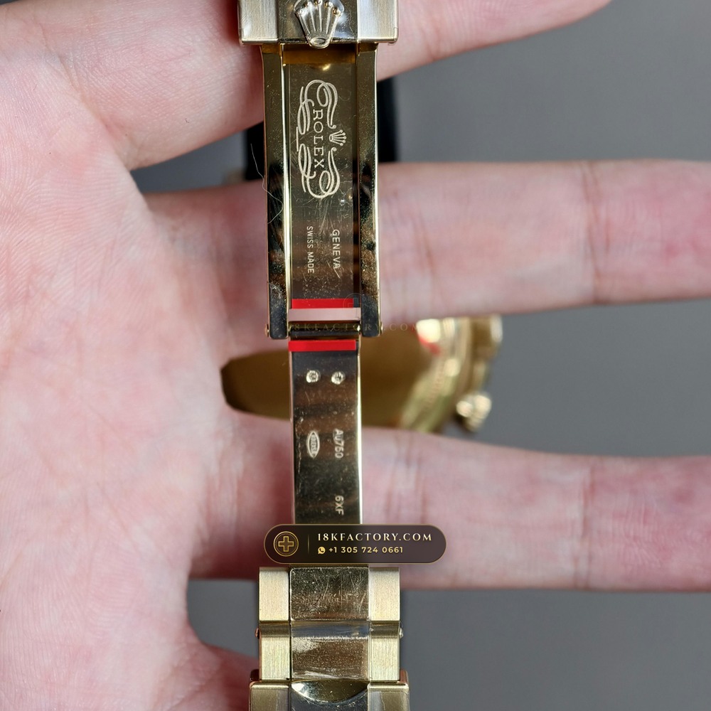 Rolex Cosmograph Daytona 18K Yellow Gold Ref. 126518LN — XRF Certified Edition — Studio Gallery Plate VII in 18K Yellow Gold Au750 (160.6g Verified Mass, Rolex Manufacture Cal. 4131 - 72h Power Reserve)