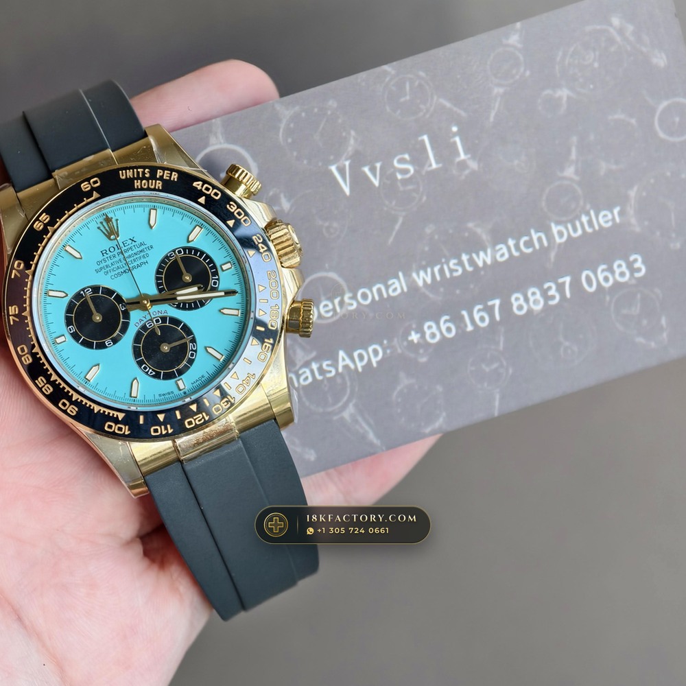 Rolex Cosmograph Daytona 18K Yellow Gold Ref. 126518LN — XRF Certified Edition — Studio Gallery Plate IX in 18K Yellow Gold Au750 (160.6g Verified Mass, Rolex Manufacture Cal. 4131 - 72h Power Reserve)