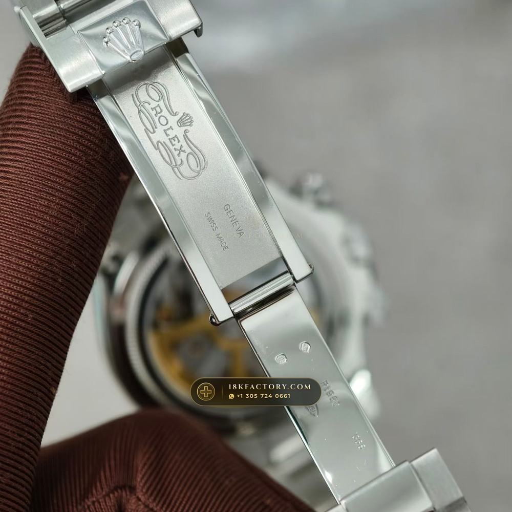 Rolex Cosmograph Daytona Platona Ice-Blue & Chestnut Cerachrom 950 Platinum Ref. 126506 — XRF Certified Edition — Studio Gallery Plate VII in 950 Platinum Pt950 (282.0g Verified Mass, Rolex Manufacture Cal. 4131 - 72h Power Reserve)