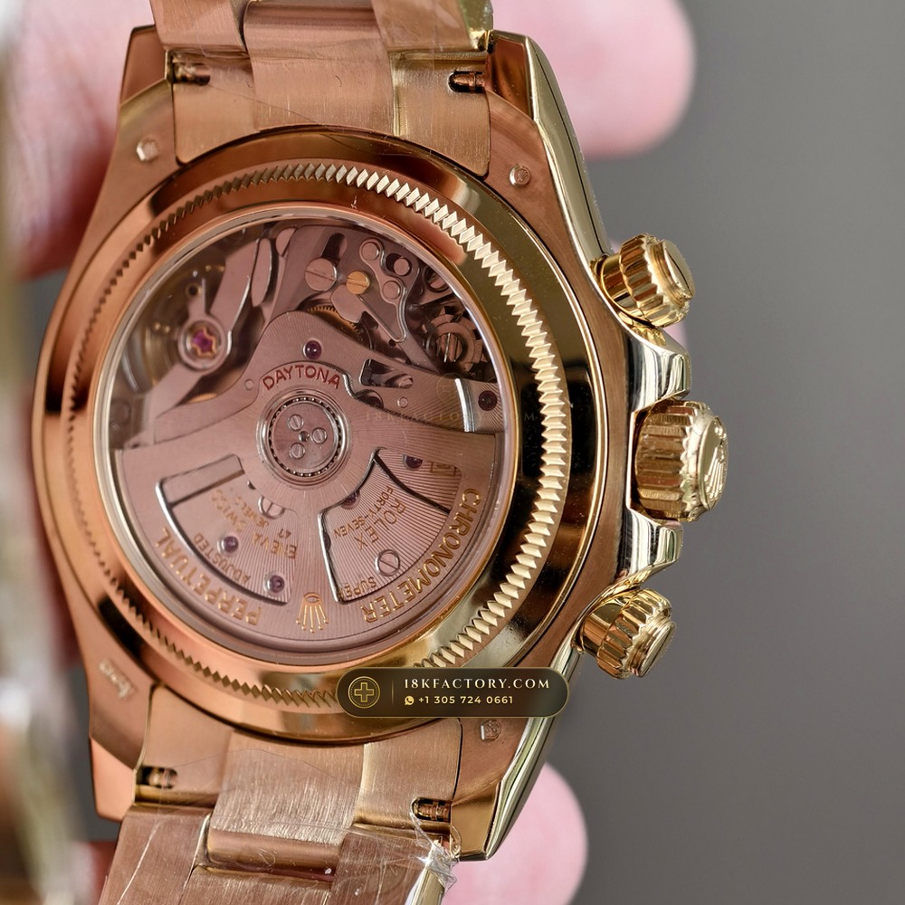 Rolex Cosmograph Daytona John Mayer II Emerald & Gold Dial 18K Yellow Gold Ref. 126508 — XRF Certified Edition — Studio Gallery Plate VIII in 18K Yellow Gold Au750 (216.8g Verified Mass, Rolex Manufacture Cal. 4131 - 72h Power Reserve)