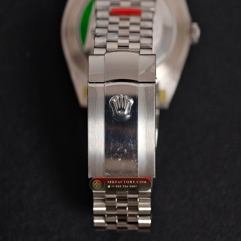 Rolex Datejust 41 Graduated Green Ombre Sunray Dial Ref. 126334 — XRF Certified Edition — Studio Gallery Plate VII in 904L Stainless Steel Custom Architecture (136.7g Verified Mass, Rolex Manufacture Cal. 3235 - 70h Power Reserve)