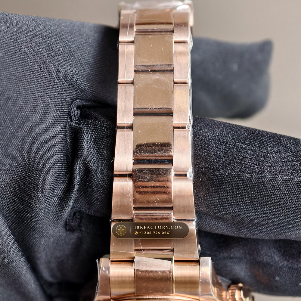 Rolex Cosmograph Daytona 18K Everose Gold Chronometer Regulated Spec Ref. 126505 — XRF Certified Edition — Studio Gallery Plate VII in 18K Rose Gold Au750 (216.6g Verified Mass, Rolex Manufacture Cal. 4131 - 72h Power Reserve)