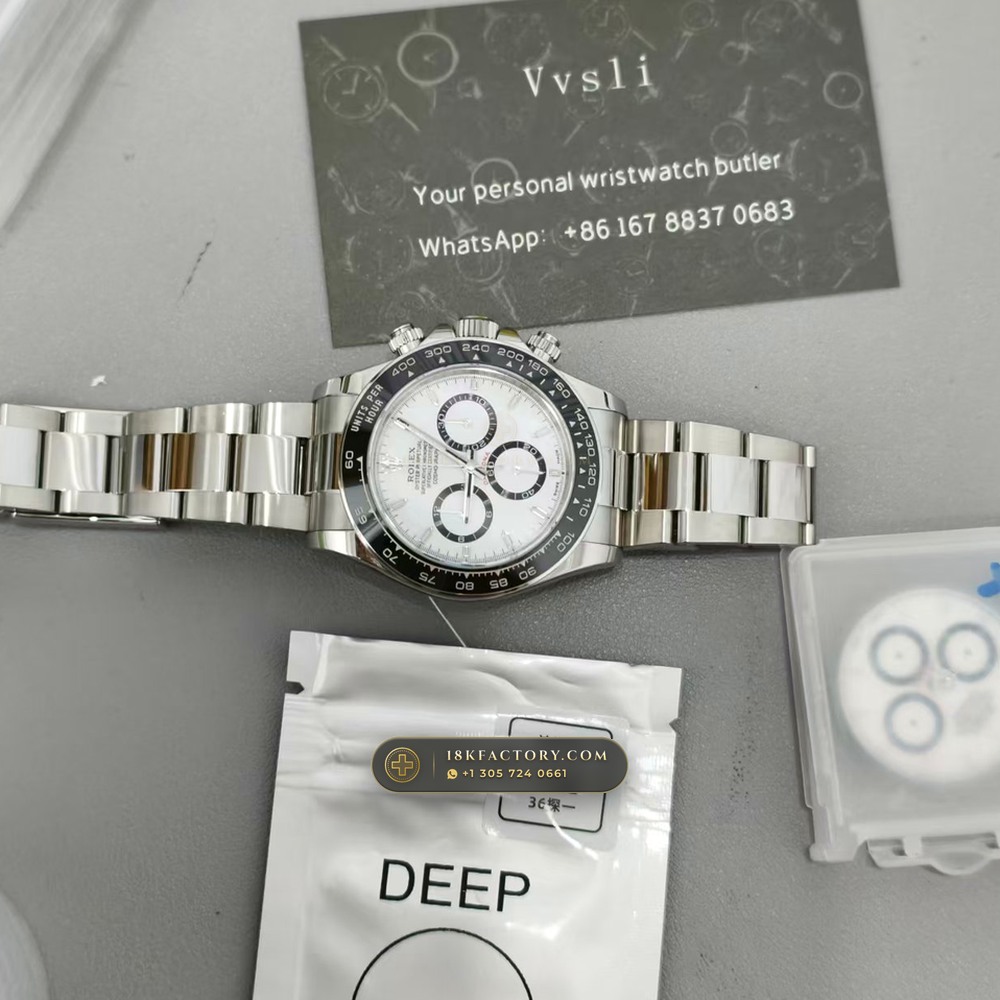 Rolex Cosmograph Daytona Geneva Atelier Spec Ref. 126500 — XRF Certified Edition — Studio Gallery Plate VIII in 904L Stainless Steel Custom Architecture (143.2g Verified Mass, Rolex Manufacture Cal. 4131 - 72h Power Reserve)