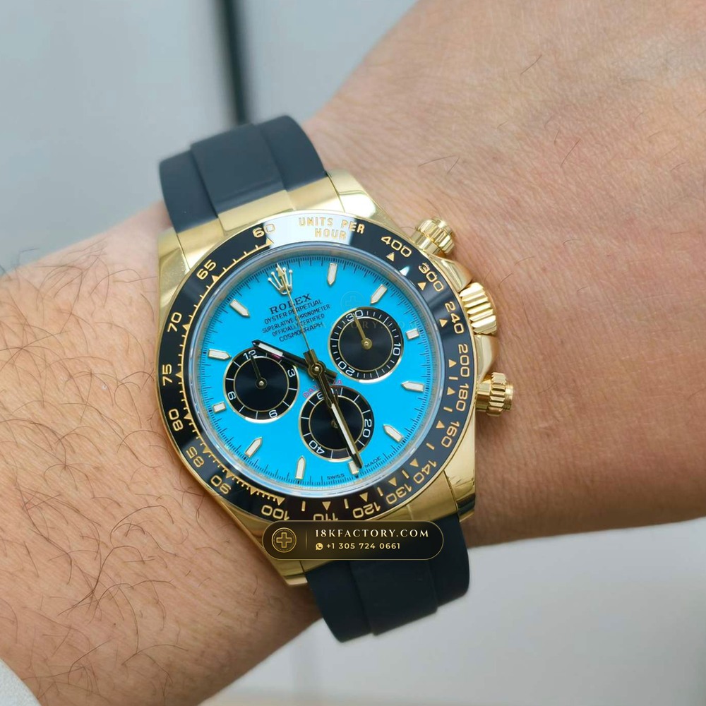 Rolex Cosmograph Daytona 18K Yellow Gold Geneva Atelier Spec Ref. 126518LN — XRF Certified Edition — Studio Gallery Plate VIII in 18K Yellow Gold Au750 (160.4g Verified Mass, Rolex Manufacture Cal. 4131 - 72h Power Reserve)