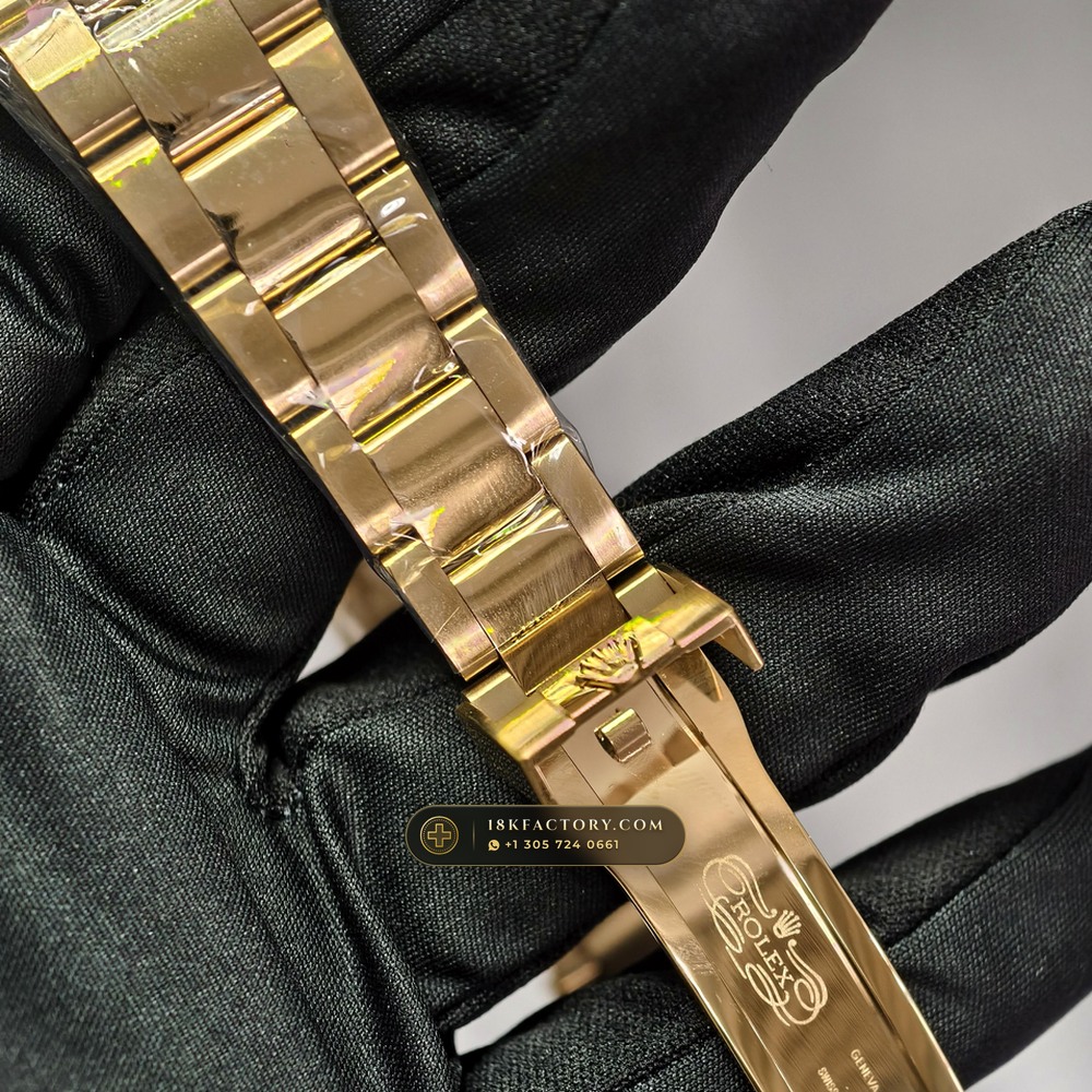 Rolex Cosmograph Daytona 18K Yellow Gold Ref. 116598TBR — XRF Certified Edition — Studio Gallery Plate VII in 18K Yellow Gold Au750 (216.8g Verified Mass, Rolex Manufacture Cal. 4130 - 72h Power Reserve)