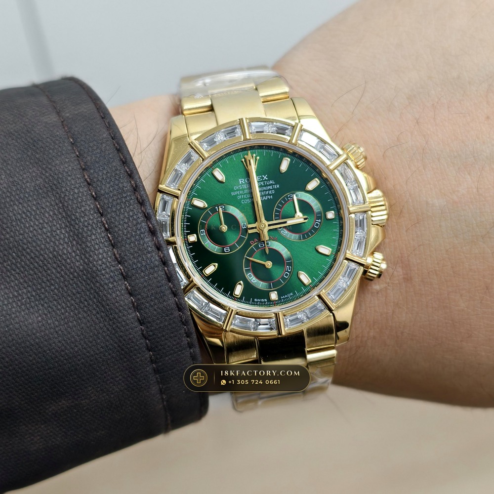 Rolex Cosmograph Daytona 18K Yellow Gold Ref. 116568TBR — XRF Certified Edition — Studio Gallery Plate IX in 18K Yellow Gold Au750 (216.7g Verified Mass, Rolex Manufacture Cal. 4130 - 72h Power Reserve)