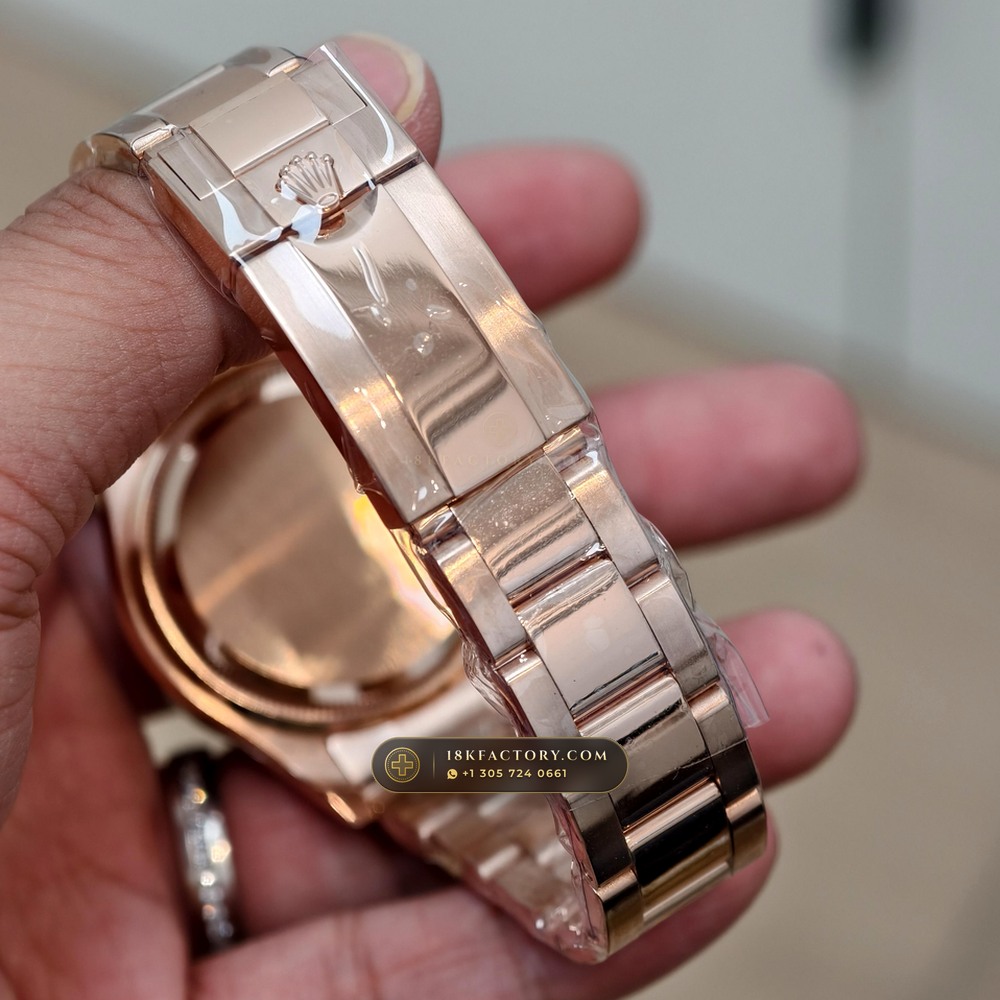 Rolex Cosmograph Daytona Starry Sky Dial 18K Everose Gold Ref. 126505 — XRF Certified Edition — Studio Gallery Plate VII in 18K Rose Gold Au750 (216.3g Verified Mass, Rolex Manufacture Cal. 4131 - 72h Power Reserve)