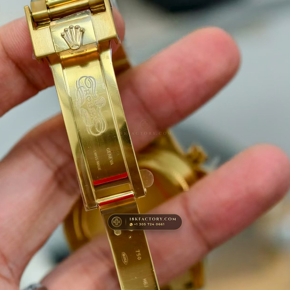 Rolex Cosmograph Daytona John Mayer Emerald Dial 18K Yellow Gold Geneva Atelier Spec Ref. 116508 — XRF Certified Edition — Studio Gallery Plate VII in 18K Yellow Gold Au750 (216.7g Verified Mass, Rolex Manufacture Cal. 4130 - 72h Power Reserve)