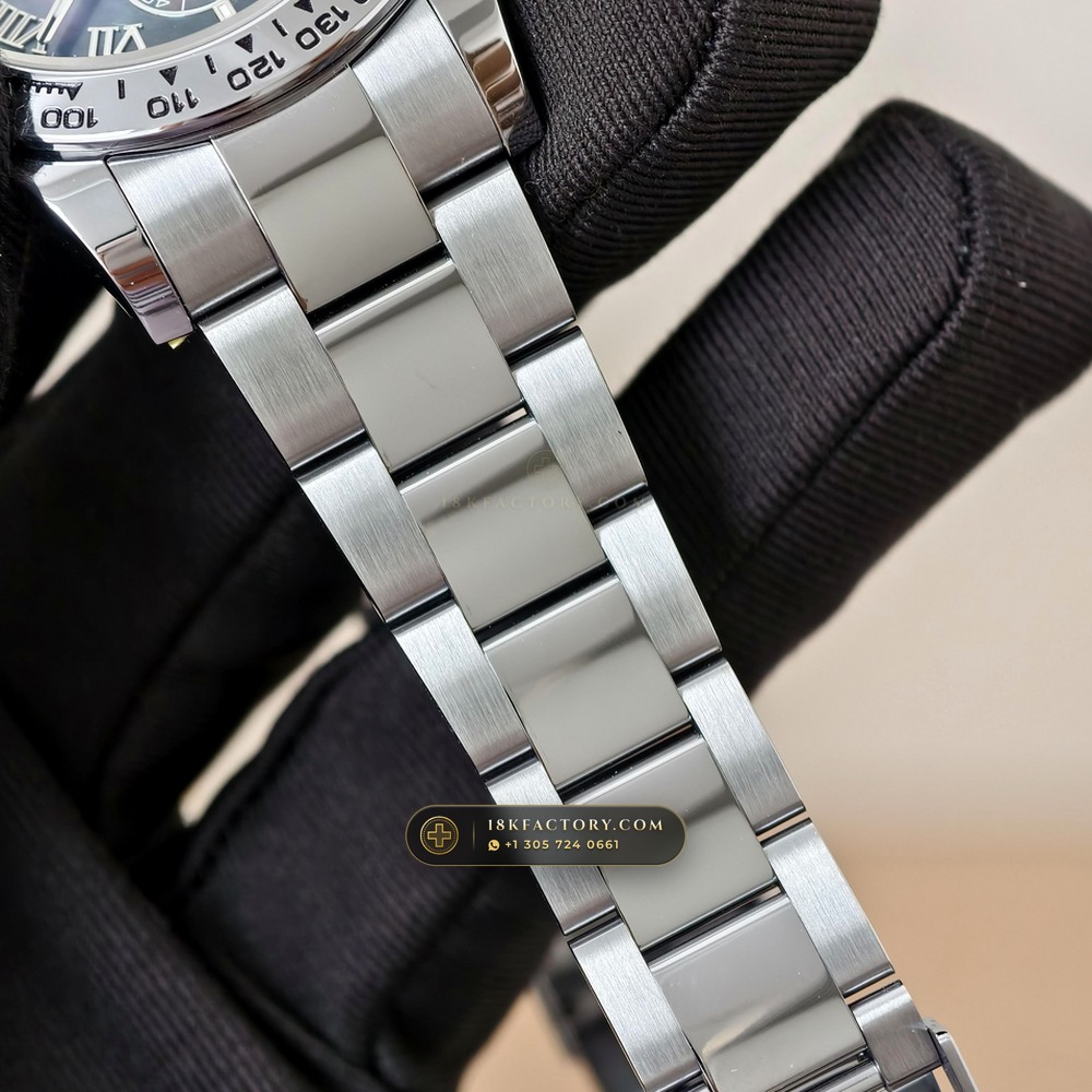 Rolex Cosmograph Daytona Tahitian Mother-of-Pearl Dial 18K White Gold Ref. 126509 — XRF Certified Edition — Studio Gallery Plate IX in 18K White Gold Au750 (216.7g Verified Mass, Rolex Manufacture Cal. 4131 - 72h Power Reserve)